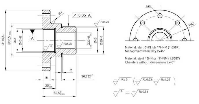 Rysunek techniczny , PKM, CAD 3D i 2D