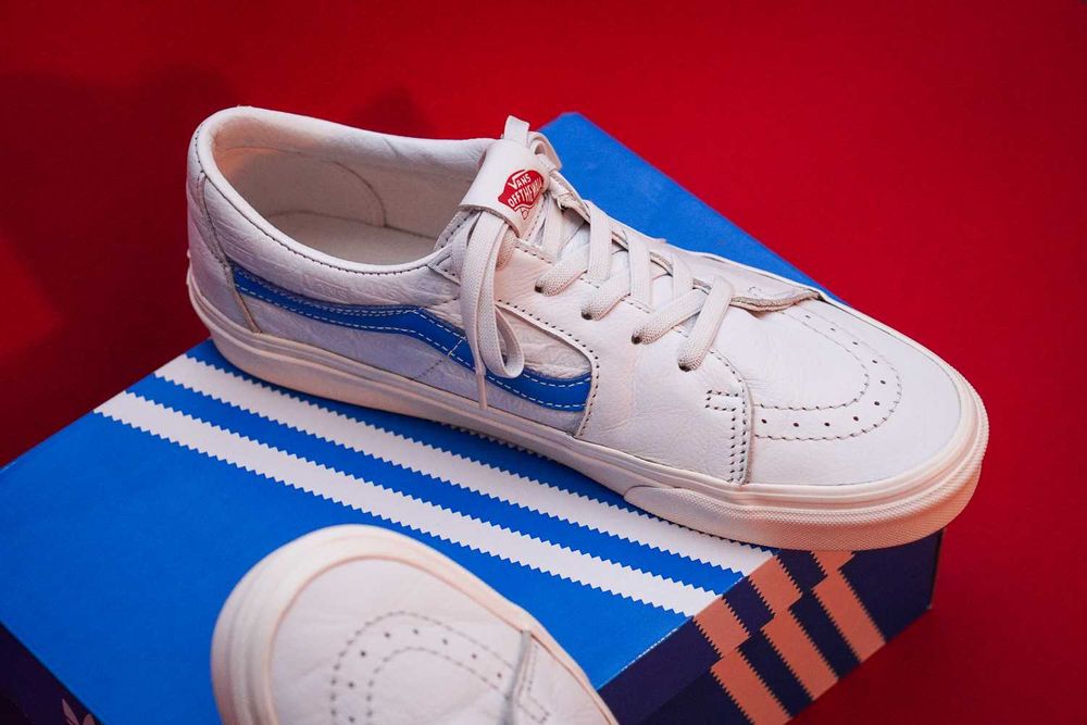 Vans SK8-Low Skórzane Trampki Edycja Limitowana 'Two-Tone' 43 / 28cm