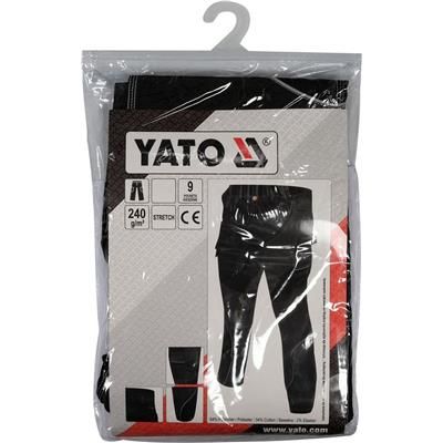 Spodnie robocze z elastanem odblaski czar 2XL Yato