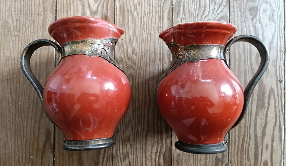 Par de jarras Vista Alegre antigas