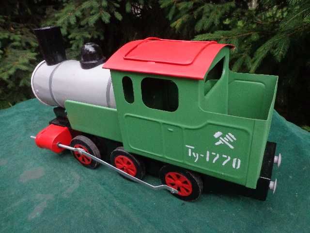 Детская машина. Паровоз дутыш. СССР.