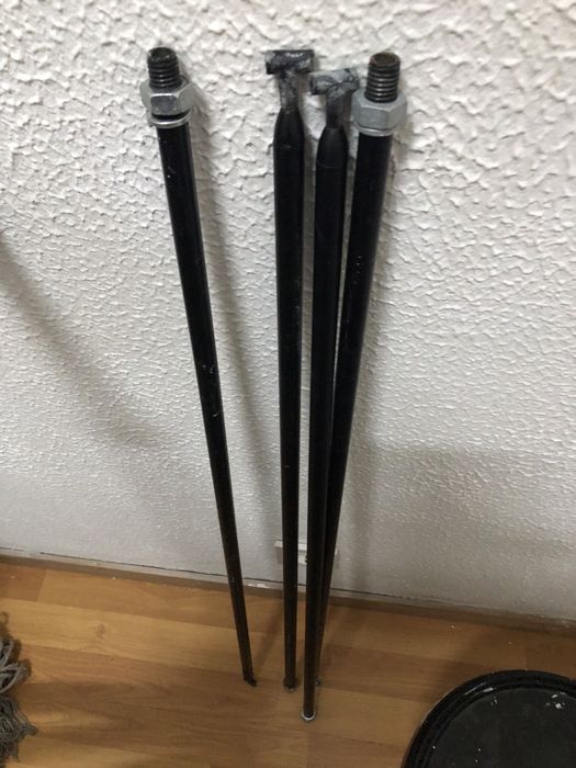 Amplificador Denom com 5 colunas + subwoofer KEF  colunas e pés