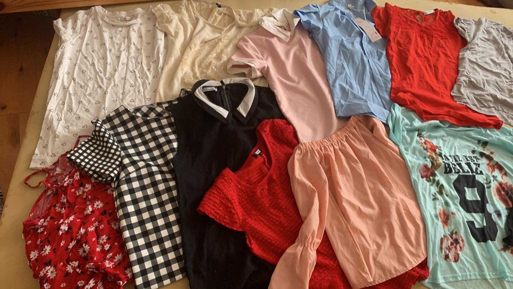 Bluzki, nowe, mało noszone, duuuużo w worze