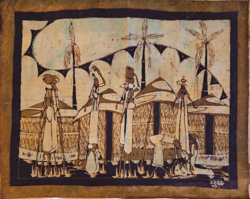 Telas em tecido - Batik