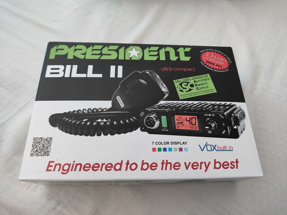 CB RADIO NOWE!!! Prezydent BILL II + antena