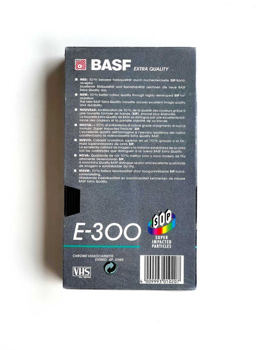 Cassete video VHS BASF