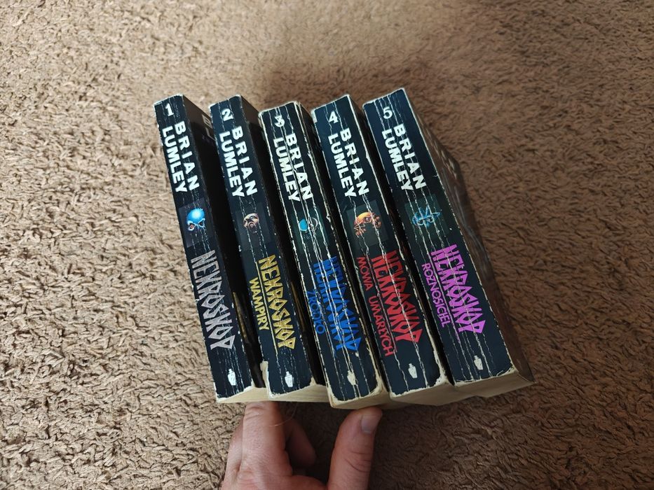 Cykl Nekroskop 1-5 Brian Lumley stare wydanie