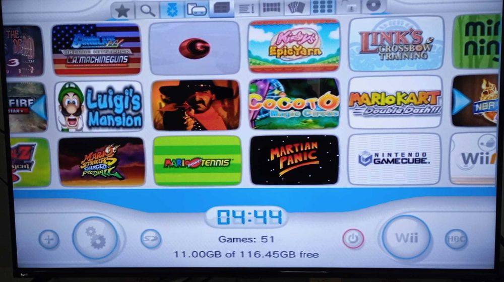 Wii Desbloqueada 128GB completa