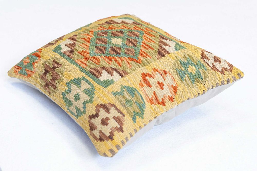 almofada kilim afegão manual