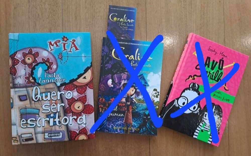 Lote de livros juvenis novos