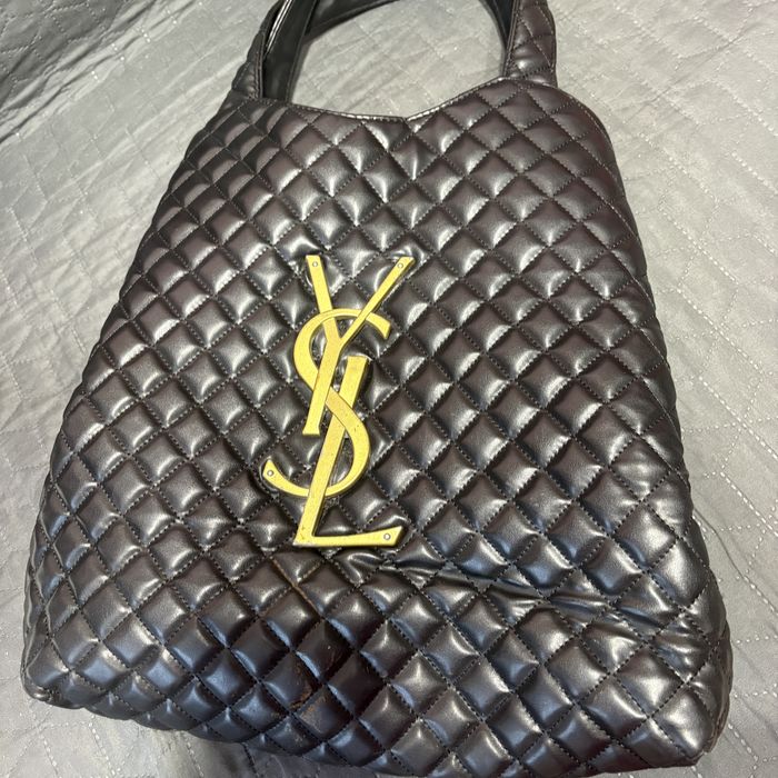 Ysl torebka czarna pikowana