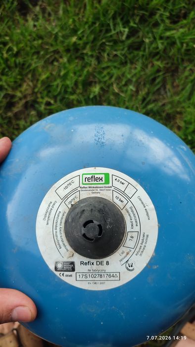Naczynie przeponowe Reflex Refix DE 8L 10 bar CWU – stan bdb