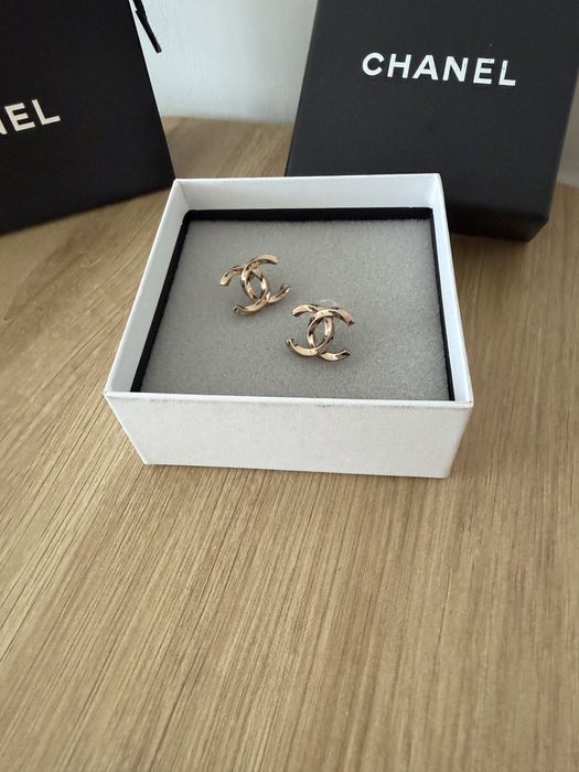 Kolczyki Chanel Biżuteria CC