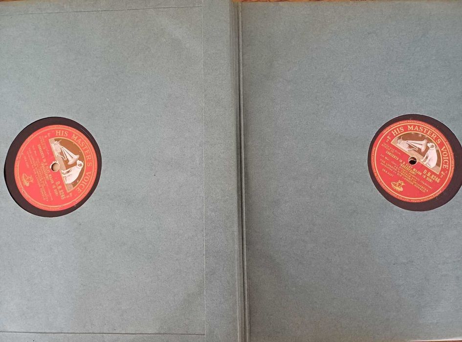 Discos de Grafonola His Master Voice