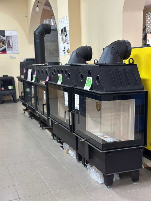 Чавунні, сталеві камінні топки, комплектуючі, монтаж