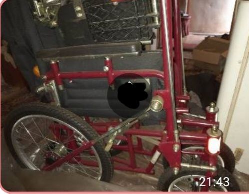 Инвалидная коляска  рычажная