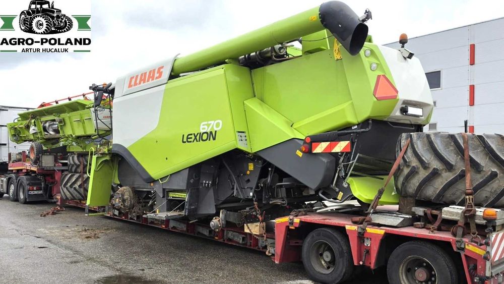 Зернозбиральний комбайн CLAAS LEXION 670 - 2014 рік - 1874 м/г - VARIO 750