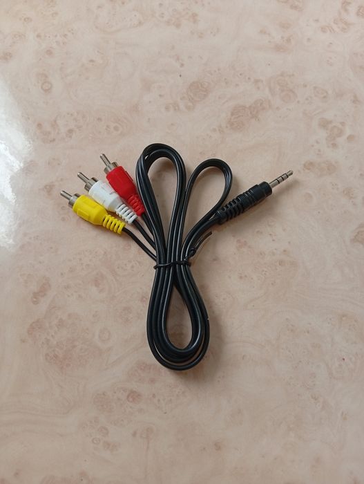 Cabo AV RCA Áudio/Vídeo 3.5mm para TV e Consolas