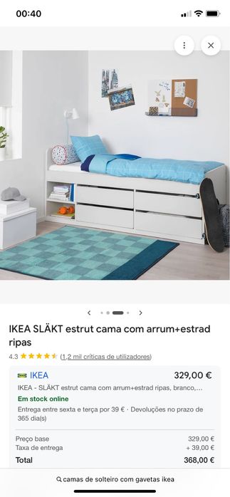 Cama de solteiro