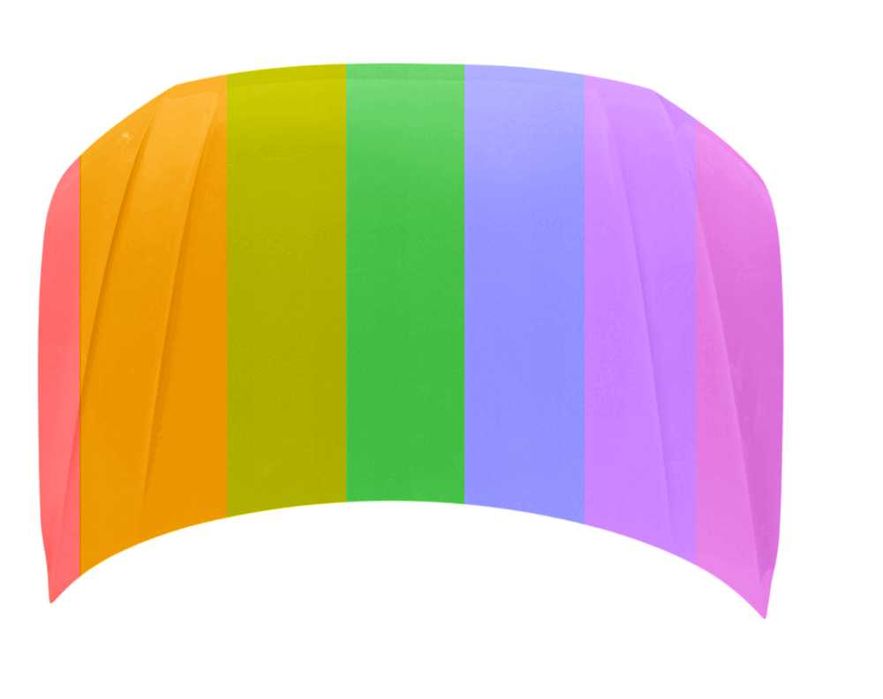 VW Tiguan II (AD1) 16-20r. Maska Każdy kolor