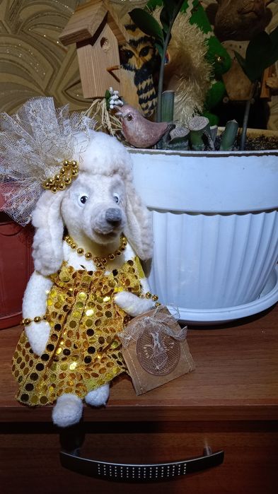 Пудель.Девочка.Интерьерная