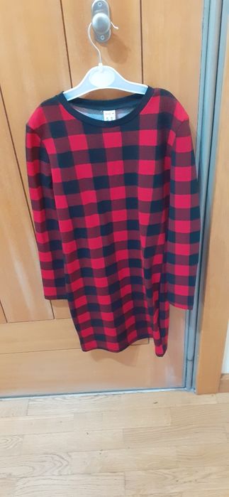 Vestido 9 anos vermelho / preto