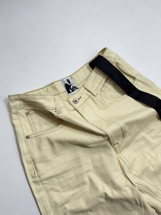 штаны Rick Owesn Flared White Pants