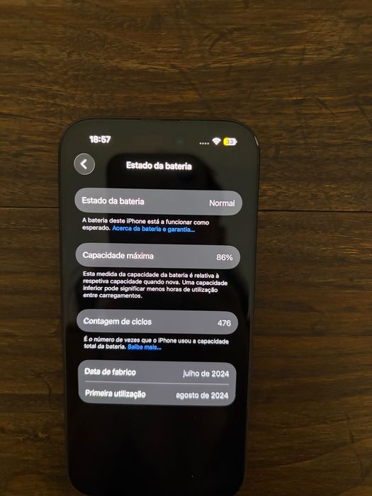 iPhone 15 128GB Preto – Excelente Estado
