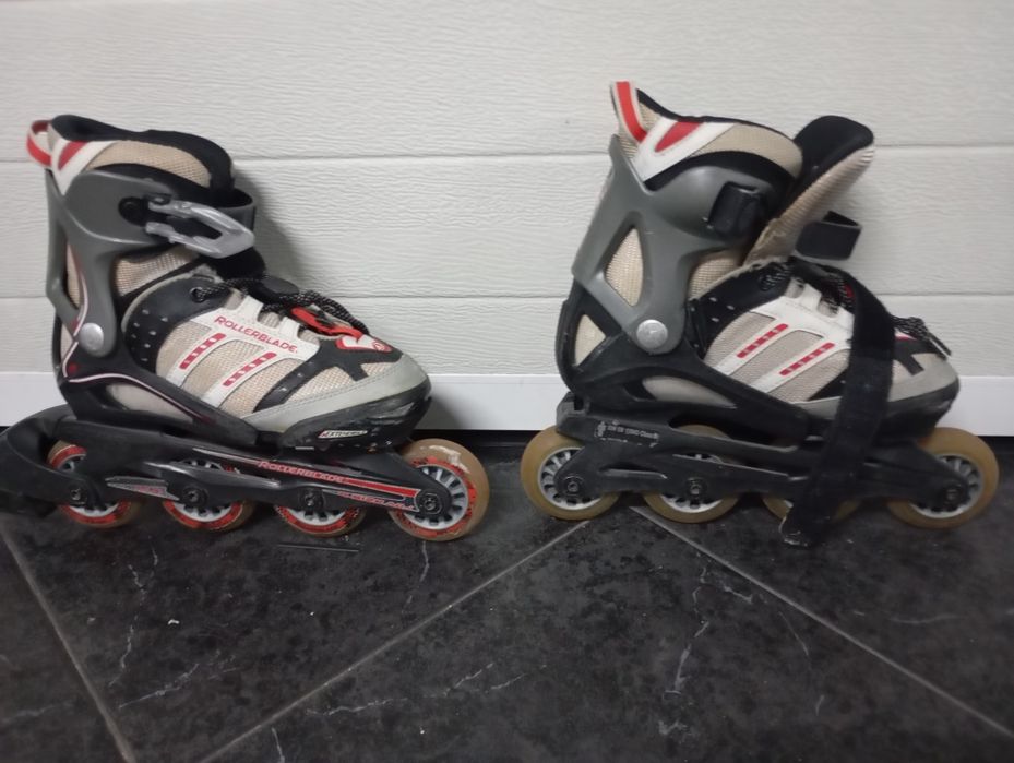 Patins em linha.