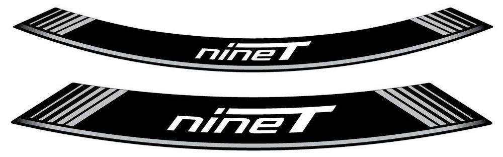 fitas para jantes puig bmw nine t conjunto 8 tiras cinzento