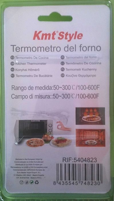 Termômetro para forno