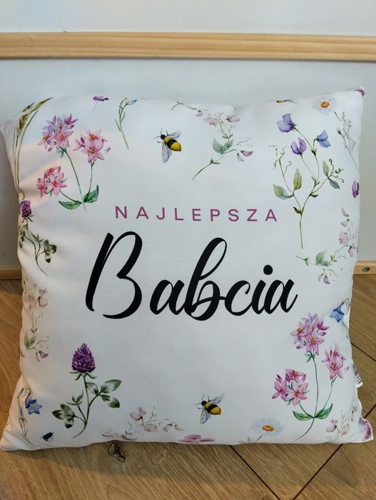 Poduszka 35x35 na dzień babci - Najlepsza babcia