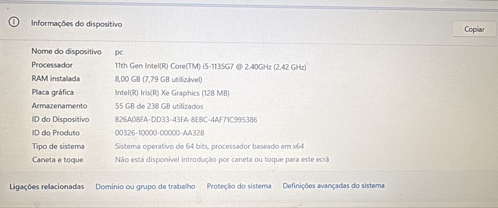 Vendo Lenovo em bom estado