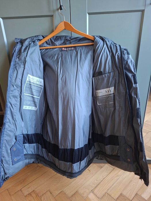 kurtka puchowa gruba, puch gęsi, stan idealny