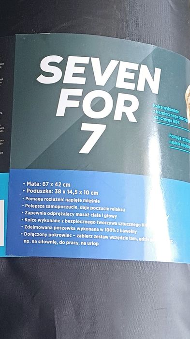 Mata do masażu z poduszką