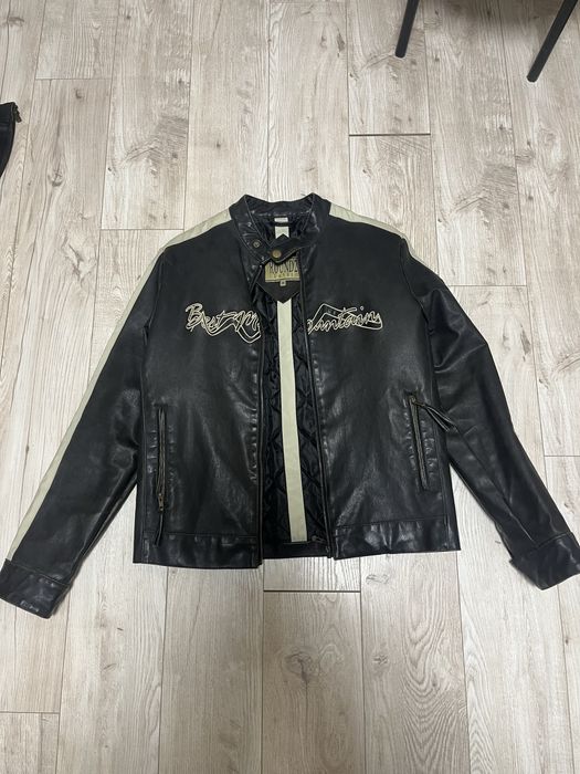 байкерская кожанка Round2 стильная