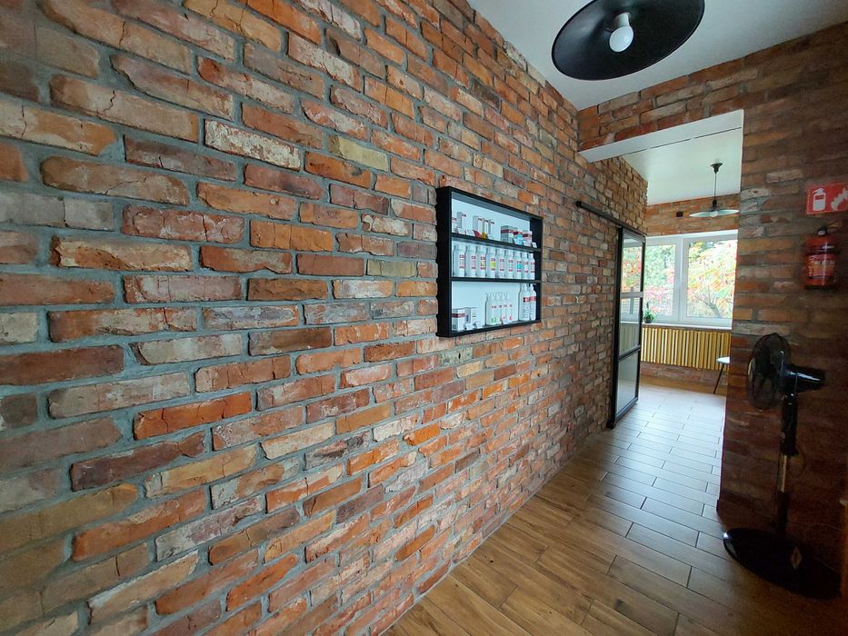 Lico Rustykalne, płytki ceglane z lica, cegła dekoracyjna, plastry Hit