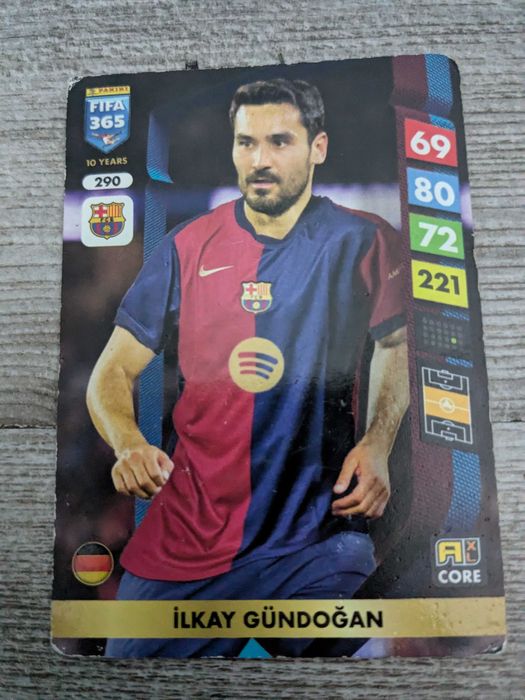 Karty piłkarskie Barcelona
