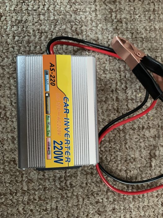Інвертор напруги 220w, 3000w синусоіда чиста