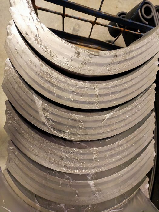 Okładzina hamulca przyczepa Autosan Sanok D50,D55 grubość 10mm b otwor