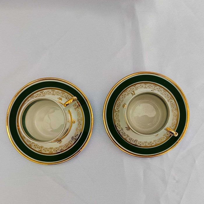 Кавові пари, чашки Наполеон і Жозефіна. Фарфор