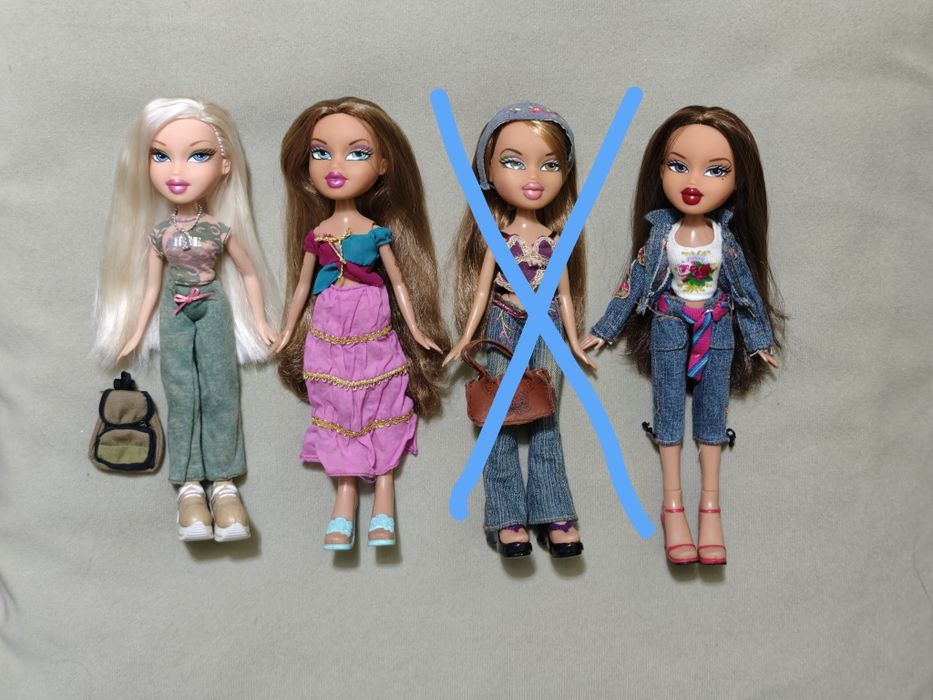Ляльки Братц/ Bratz Cloe, Yasmin, Fianna