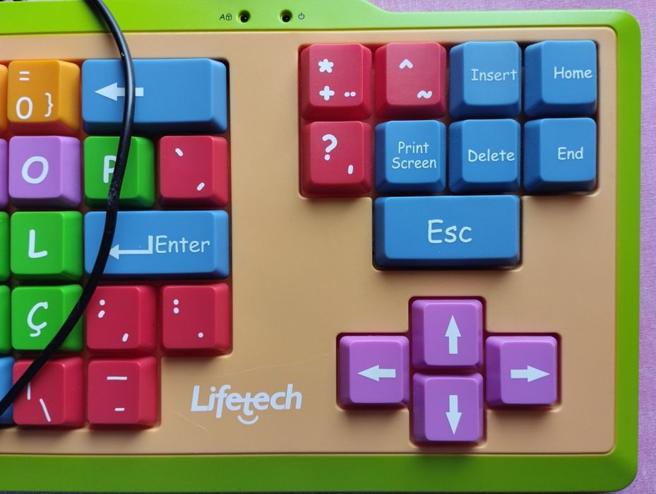 Teclado Infantil Lifetech USB Educativo – Funcional com Caixa Original