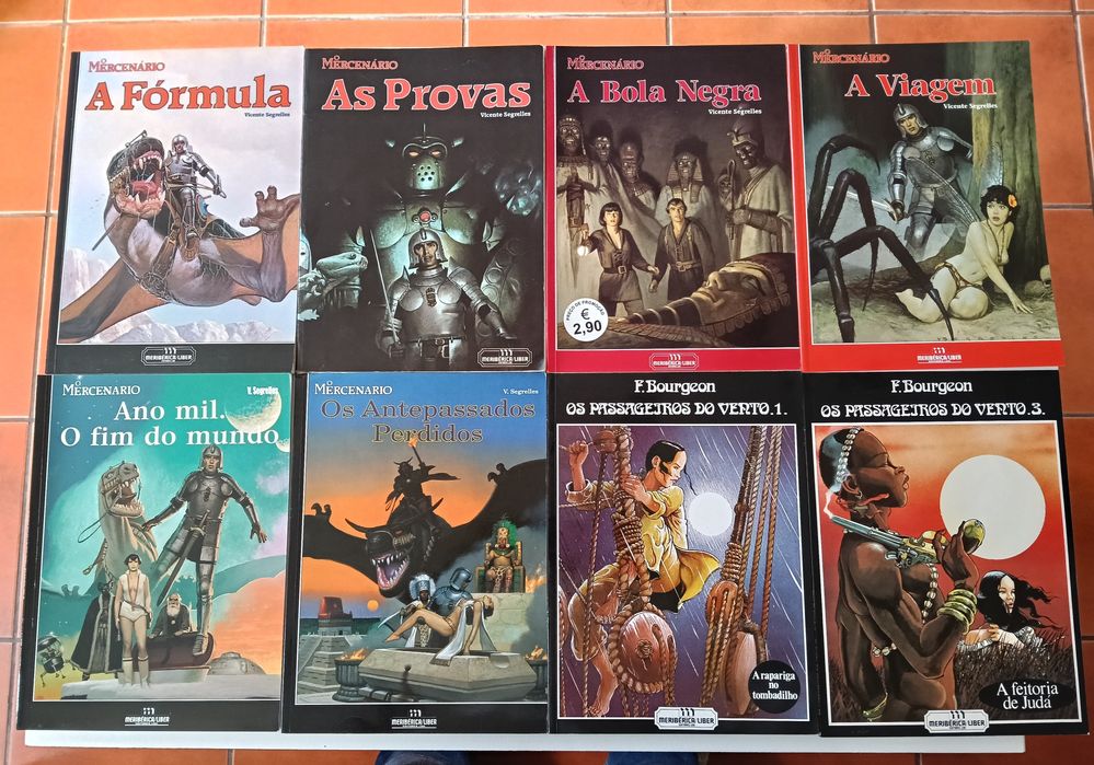 32 Livros Escorpião, O Mercenário, Lester Cockney, Os Passageiros do V