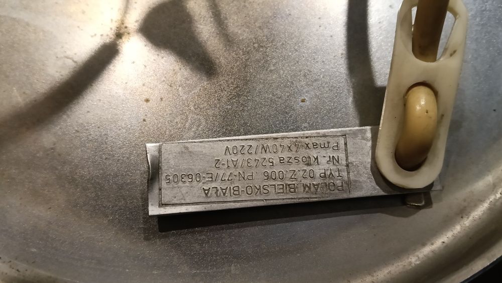 Żyrandol kaskadowy polam ufo prl