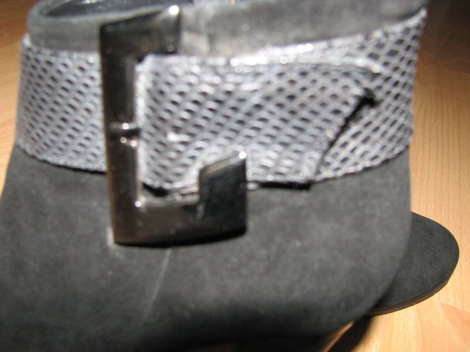 Buty ze skóry naturalnej zamszowej