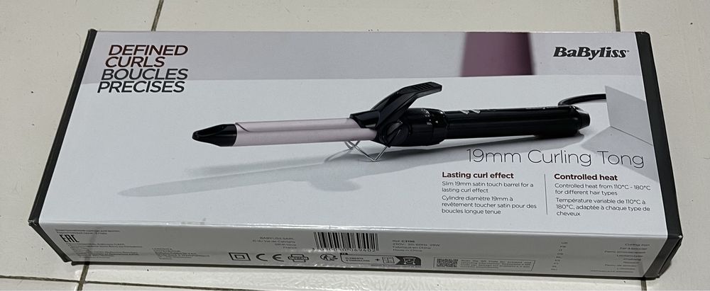BaByliss 19mm Curling Tong - Modelador Cabelo