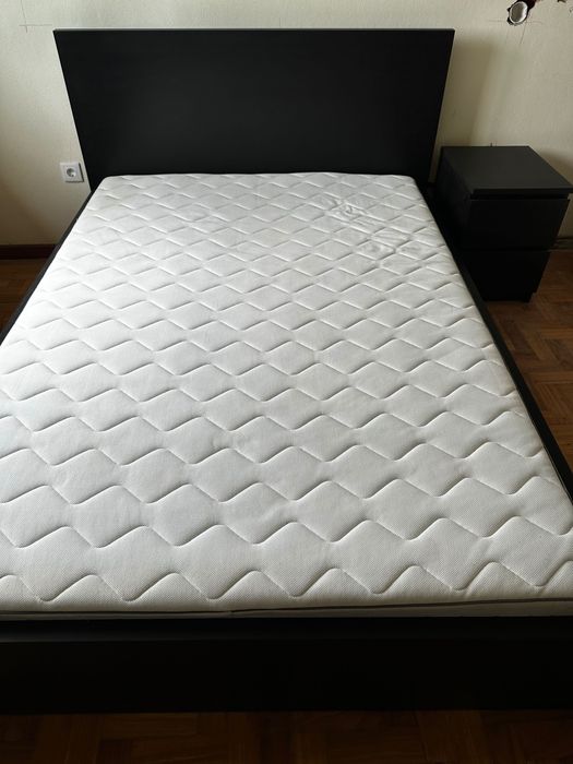 Quarto de casal com colchão novo