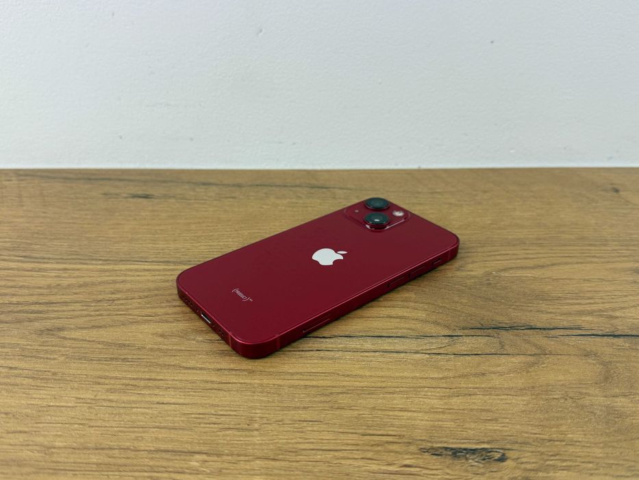 1476. Telefon Iphone 13 mini 128GB Czerwony, komplet, 90% bat.  Zadbany