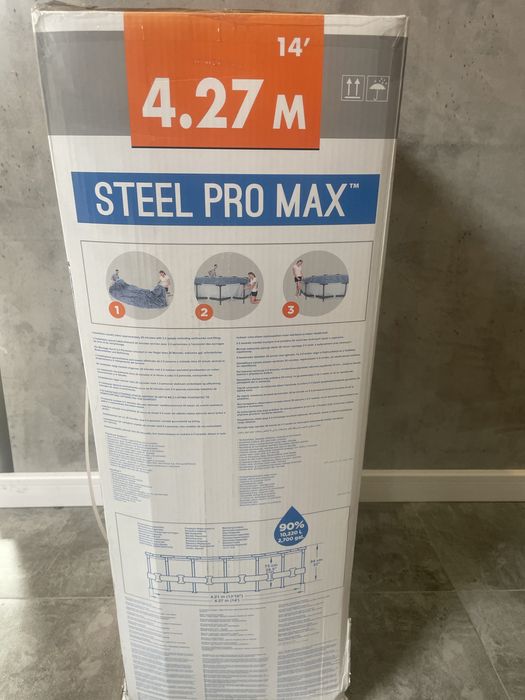 NOWY BASEN 427 x 84 cm wysokości BESTWAY Pro MAX